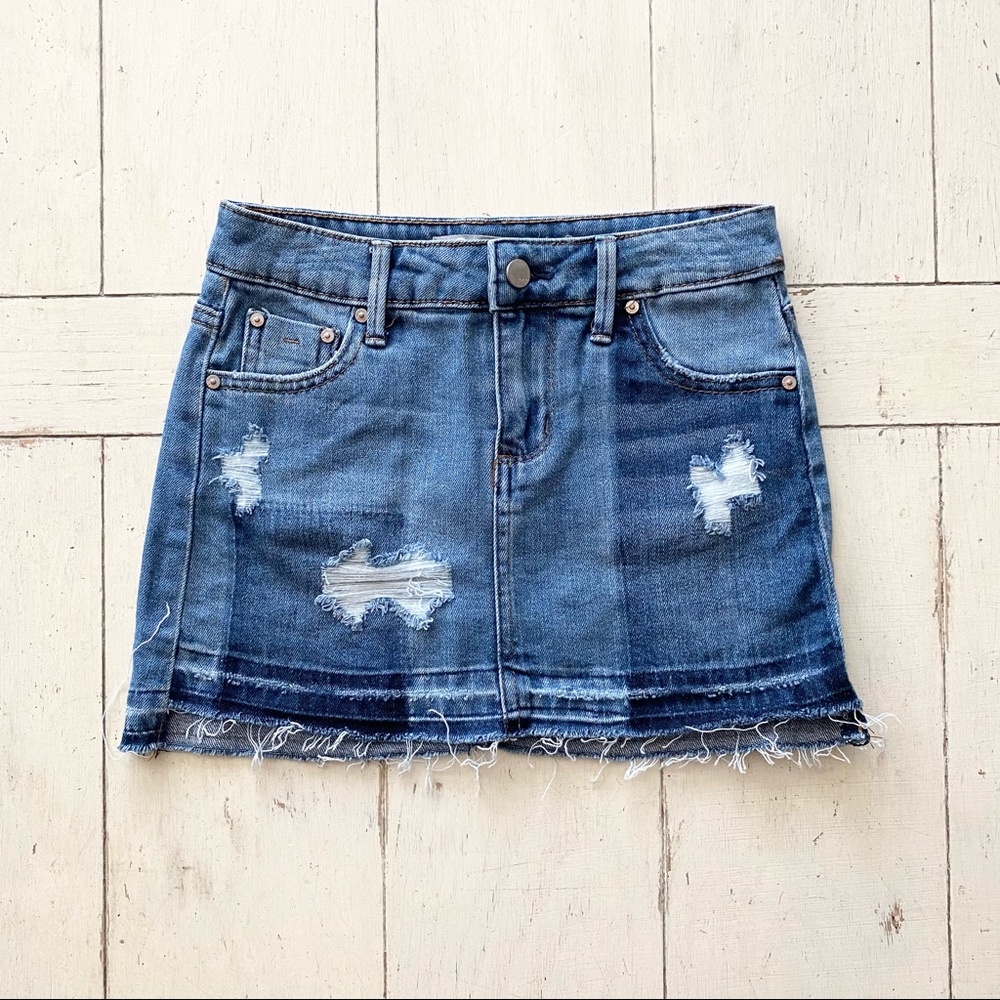 Tractr girls denim skirt
